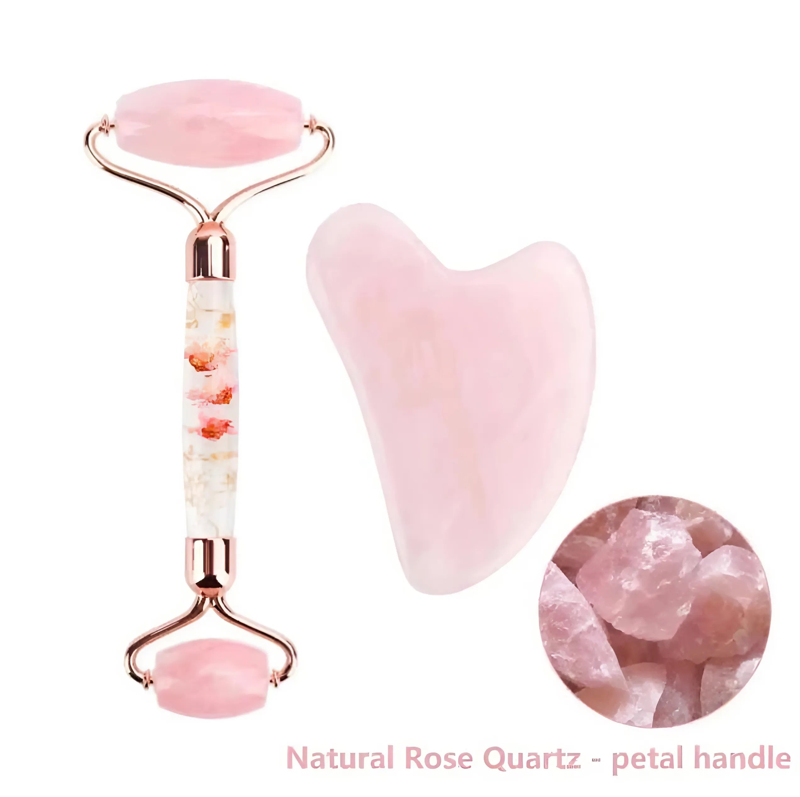 Quartz & Jade Roller och Gua Sha Kit - Cibelle's