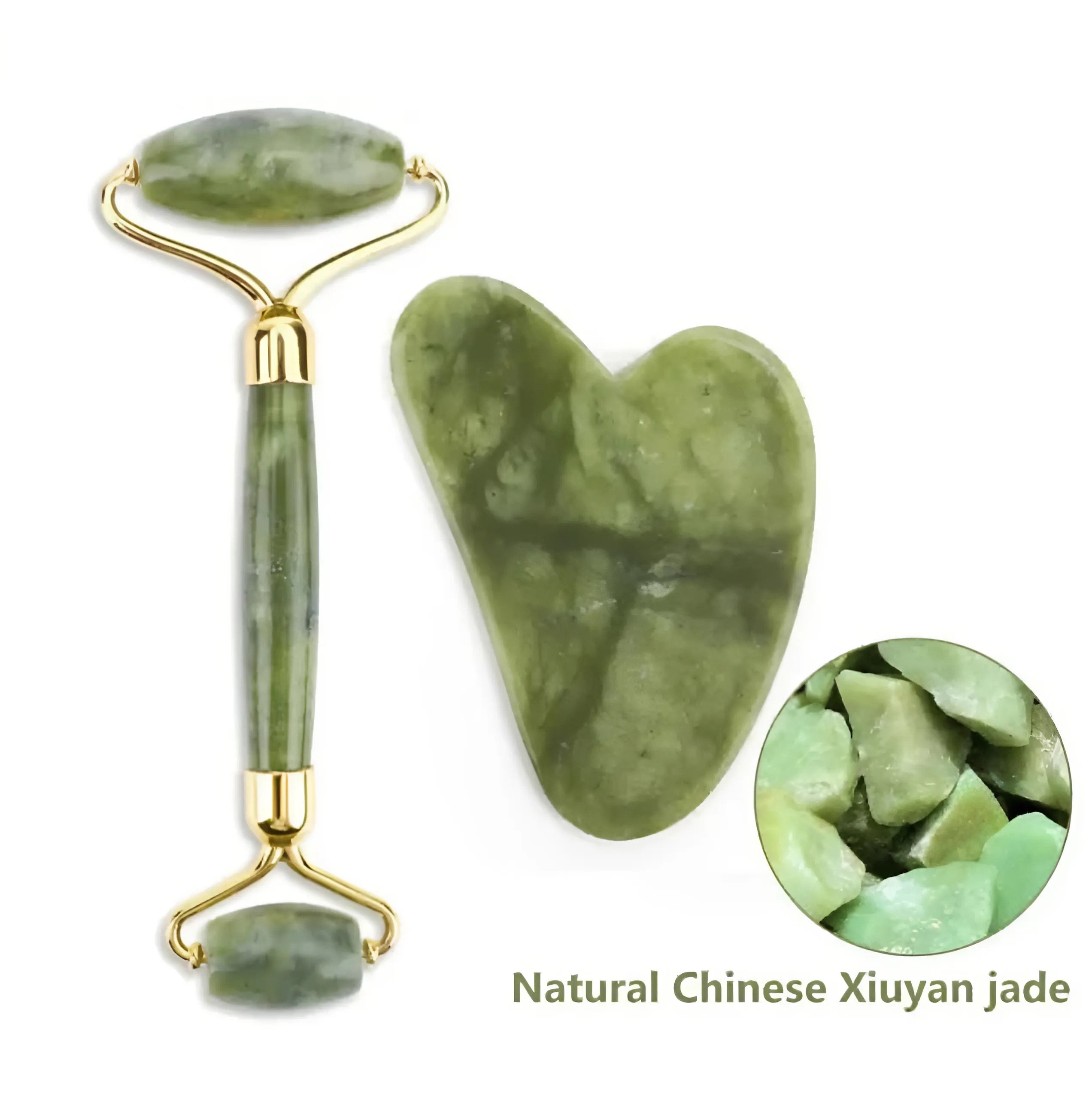 Quartz & Jade Roller och Gua Sha Kit - Cibelle's