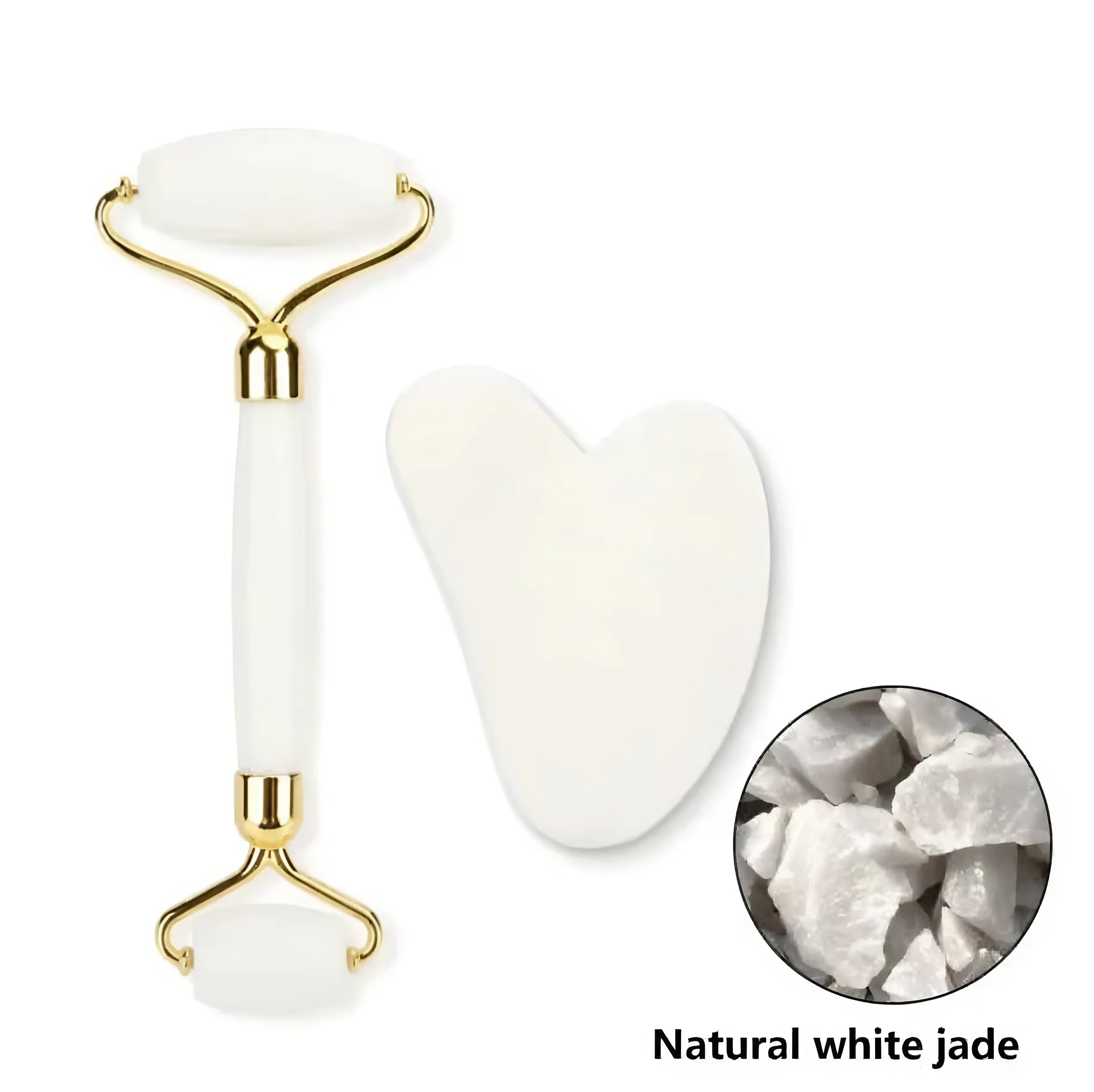 Quartz & Jade Roller och Gua Sha Kit - Cibelle's