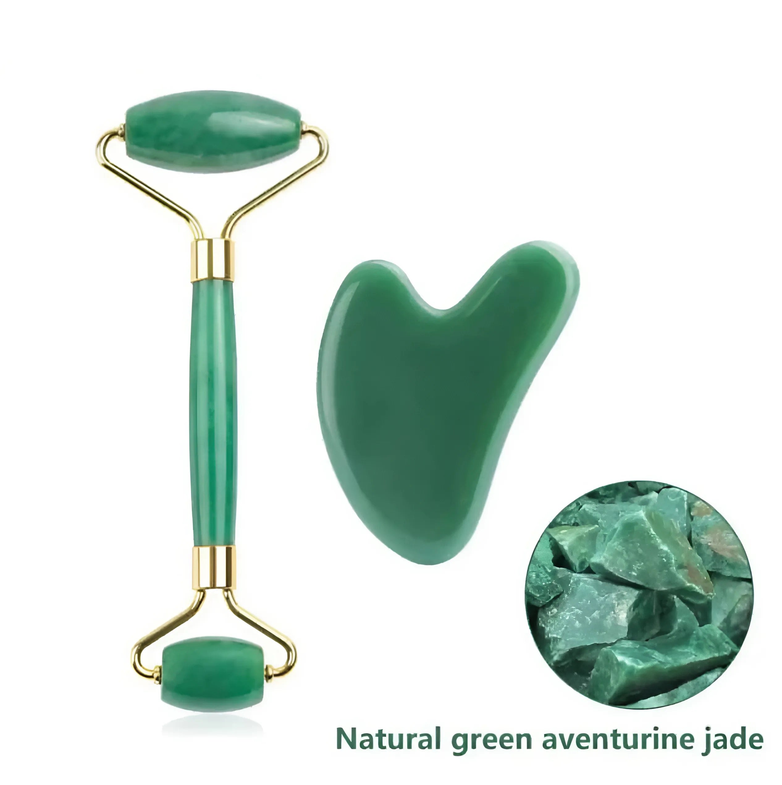 Quartz & Jade Roller och Gua Sha Kit - Cibelle's